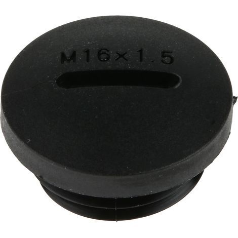 Bouchon obturateur RS PRO M16 x 1.5, Ø 15.7mm - 20mm en Nylon 66 ( Prix pour Paquet de 100 ) (1/2)