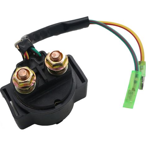 Motorcycle starter relay, starter relay copper screw, model CG/ZJ125 (1/5)
