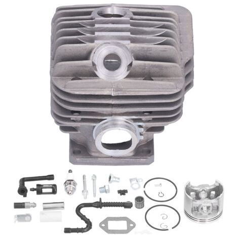 54mm Engine Repair Kit for Chainsaw Piston and Cylinder - Includes Piston, Cylinder, Needle Roller, Fuel Filter - Compatible with 54mm Models (1/5)