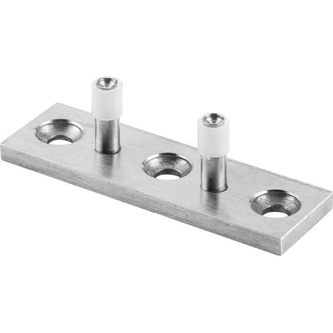 Accessoires de quincaillerie pour guide de rouleau de sol en acier inoxydable 304 pour porte de grange coulissante. (1/5)