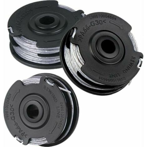 Bobine De Fil - 1 65 Mm - Pour Coupe-Bordure - Compatible Avec Modèles Bosch ART - Lot De 3 (1/5)