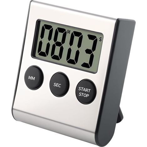 Magnétique Minuterie Numérique, Compte à Rebours de 99 Minutes et Chronomètre Minuteur de Cuisine avec Grand Écran LCD Volume de L'alarme Minuterie Multifonction Réglable Compte à Rebours (1/5)