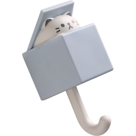 ABS Adhesive Wall Hook, Cute Decoration, 1.5 kg Load Capacity (1/5)