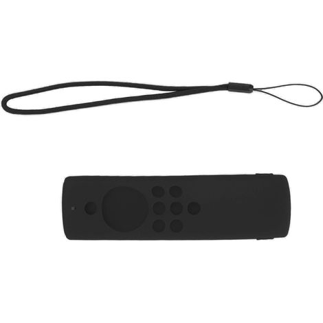 Étui de protection en silicone pour télécommande Fire TV Stick Lite, lavable et antichoc, noir. (1/5)