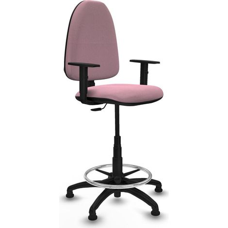Piqueras et Crespo B1D01RT Chaise de bureau rose ergonomique