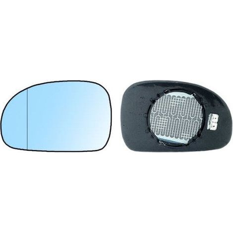 Verre de rétroviseur droit convexe bleu chauffant Peugeot 406 depuis 1995
