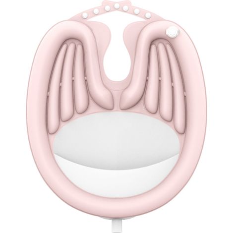 Lavabo gonflable portable avec appui-tête intégré, bac à shampoing pliable pour femmes âgées et enceintes (1/5)
