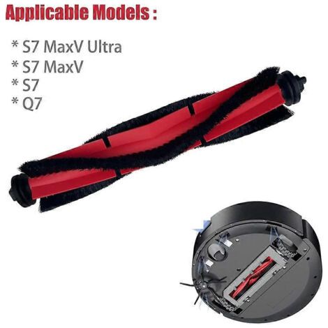 NALOOKAMIC Accessoires pour robot aspirateur Roborock Q5/Q7 Max/Q5+/S7/S7 MaxV : brosse principale Ultra Roller, brosse rotative et accessoires pour robot aspirateur. (1/4)
