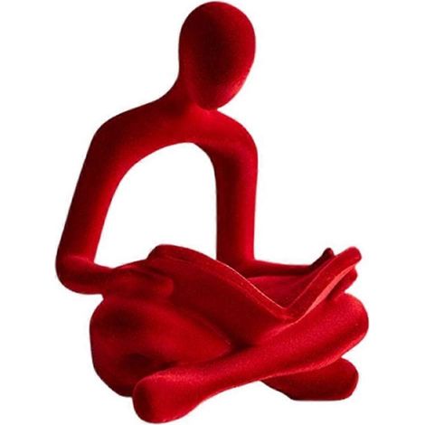 Dekorative abstrakte Skulptur, Leserfigur, Innendekoration C (1/5)