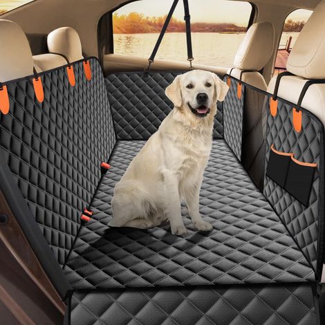 Housse de Siège Chien pour Voiture Imperméable Hamac de Protection de Banquette Arrière Antidérapant pour Animaux Domestiques avec Fenêtre Grillagée Taille Universelle pour SUV Camion et Auto (1/5)