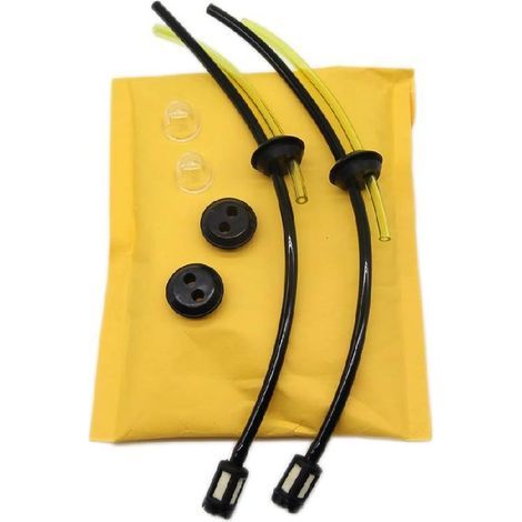 Universal fuel filter kit 2X fuel hose seal for brush cutter lawnmower brush cutter hedge trimmer pole hedge trimmer (1/5)