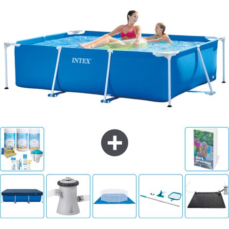 Intex Piscine Tubulaire Rectangulaire - 220x150x60 cm - 8-pièces  S21101 (1/5)