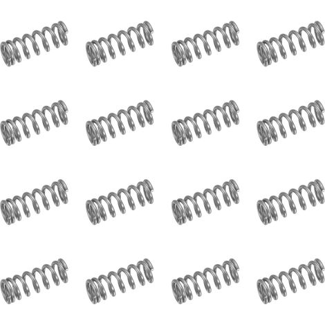 50Pcs Compression Springs 0.6x4x10mm(Wire DiaxODxLength) (1/5)