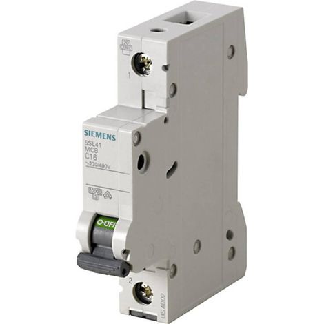 Interruttore Siemens Tipo B 16 Ampere 10 kA
