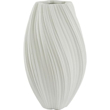 Light & Living Vase YATUNG aus Stein in sanfter Crèmefarbe -