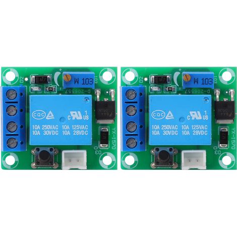 2Pcs Battery Under Voltage Protection Board PCB Low Voltage Cut Off Module Under 10MA 5V