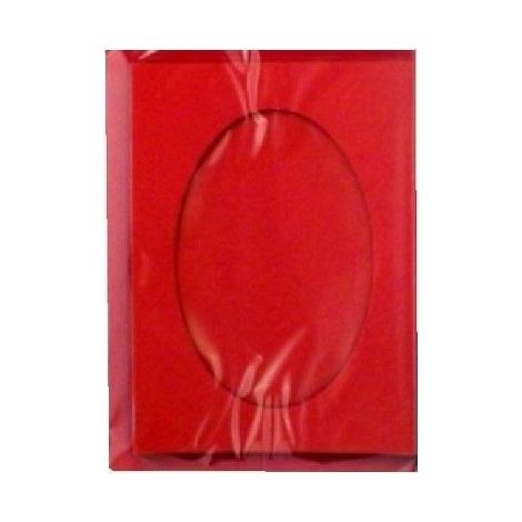 Biglietto di auguri + busta rossa 5 pezzi