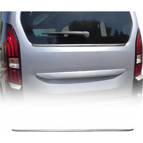 OMAC Moulure de Pare-chcos Arrière pour Peugeot Rifter 2018-2026 Acier INOX (1/5)
