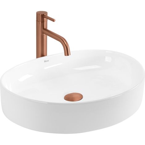 COUNTERTOP WASHBASIN REA JOANA 50 WHITE (1/3)