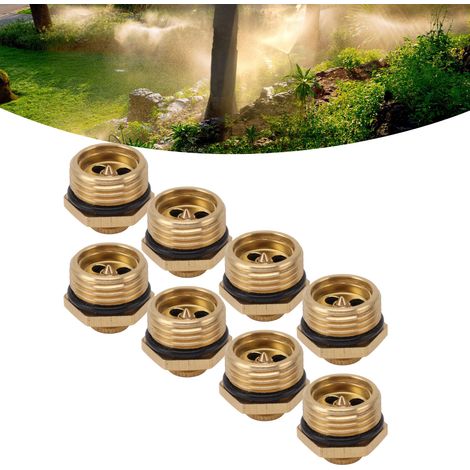 Packung mit 20 verstellbaren 1/2-Zoll-Zerstäuberdüsen für Baustellen, Rasenflächen, Staubbekämpfung, Kühlung und Gartenarbeit (1/5)