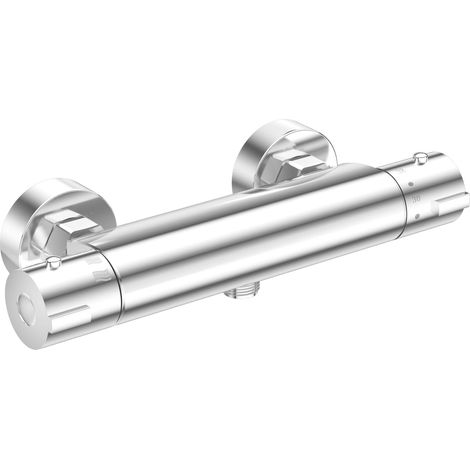 Mitigeur Douche Thermostatique avec Bouton de Sécurité 38 °C (1/5)