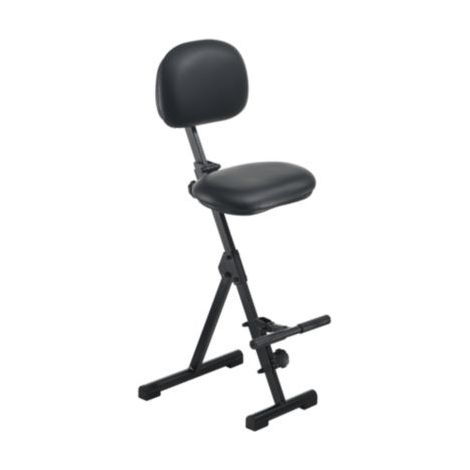 Stehhilfe AF-SR-KL-AH Kunstleder Sitz-H.540-900mm STA schwarz Klappgestell MEY (1/3)