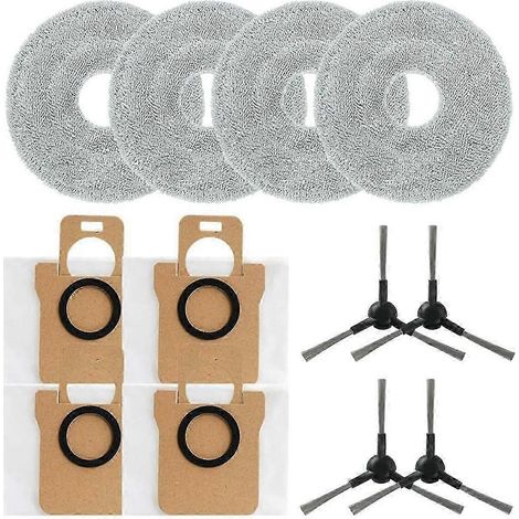 Para aspiradora robot P20 PRO, cepillo lateral, paño de fregona, bolsas para el polvo, repuestos como se muestra SZRH AM (1/4)