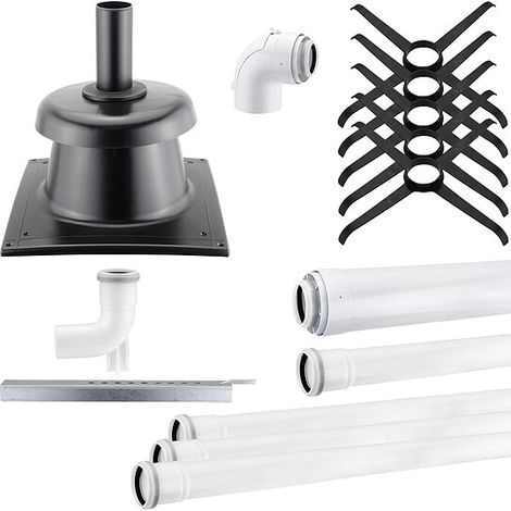 Viessmann Paket Abgassystem D60 Schachtabdeckung Kunststoff - raumluftunabhängig - ZK01756