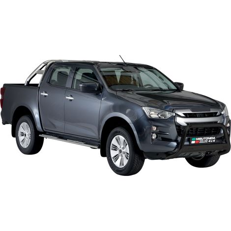 Pare-buffle Avant pour Isuzu D-Max 2019-2022 Pre-FL 63mm Acier Inoxydable Noir (1/5)