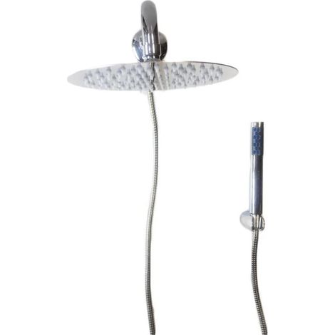Ensemble de douche avec bras de douche 30cm (1/3)