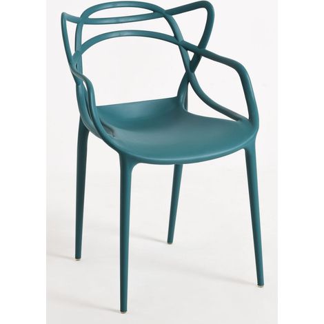 Sillas Comedor - Silla Korme - Verde azulado (1/5)