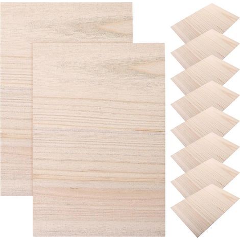 Lot de 10 planches de casse professionnelles pour l'entraînement au taekwondo - Accessoire de taekwondo-29.50X20.40X0.30CM-Khaki (1/4)