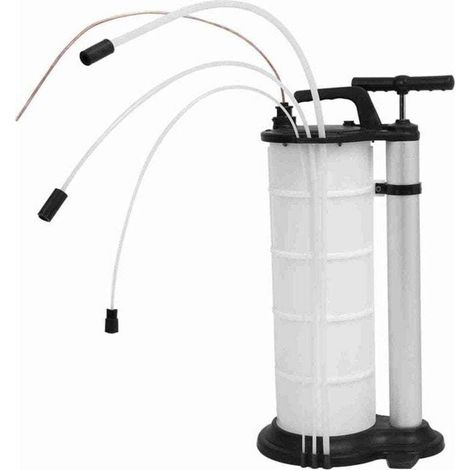 Pompe d'extraction par aspiration d'eau et d'huile usagée 9 L, transfert de fluide sous vide, fonctionnement manuel (1/4)