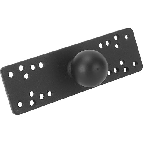 Plaque de montage universelle en alliage d'aluminium pour sondeur Garmin 722, 722xs et 723, avec rotule en caoutchouc de 1,5 pouce. (1/5)