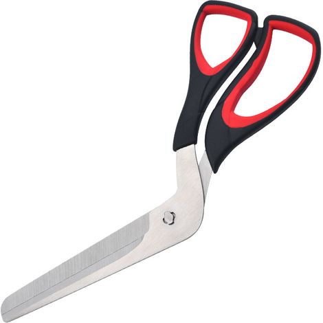 Sollbry coupe-pizza en acier inoxydable, spatule à pizza en acier inoxydable, trancheuse, gadget de cuisine multifonction pour pizza, steak, barbecue, muffins (27,5 x 10,5 cm) (1/3)