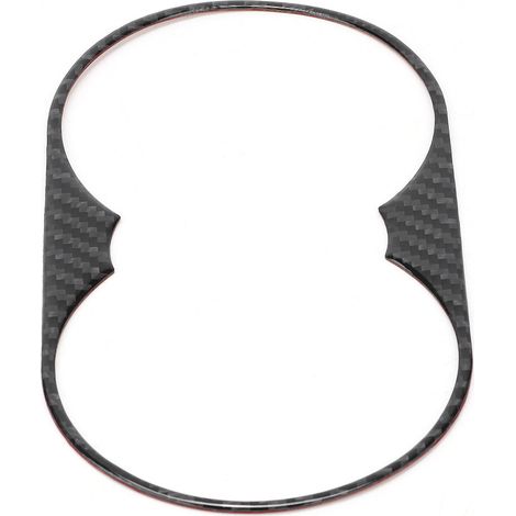 Baguette de finition en fibre de carbone pour porte-gobelets (conduite à gauche) pour Volkswagen Touareg (2011-2018) (1/5)