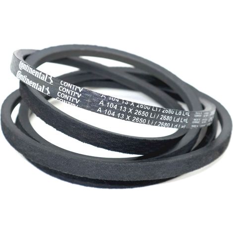 Courroie trapézoidale lisse Contitech Conti V A104 13 x 2650 Li / 2680 Ld
