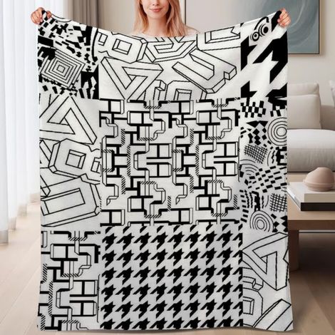 Couverture polaire moelleuse pour atelier de loisirs 60x80 pouces, douce pour moments créatifs (1/4)