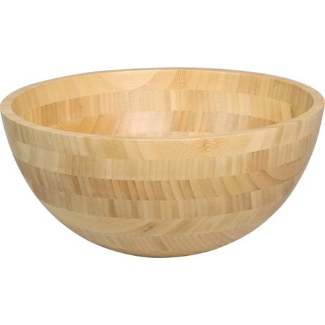 Bol de service en bambou certifié, dimensions : Ø 25 cm, hauteur 13 cm 53051 (1/3)