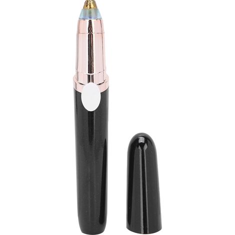 Sourcil Épilateur Électrique Femme Sans Fil Rasoir Visage Duvet Noir Appareil Précision (1/5)