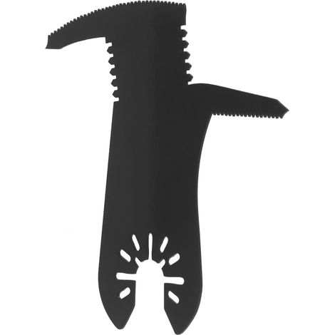 Lame oscillante multifonction à coupe rapide, outil multifonctionnel, lame de scie à dégagement rapide pour bois, métaux tendres et plastique (1/5)