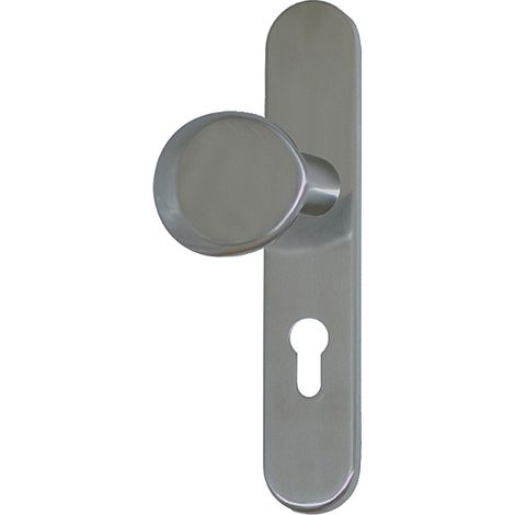 Demi-ensemble palière sur grande plaque AMANDE inox 304 clé I - EUROWALE