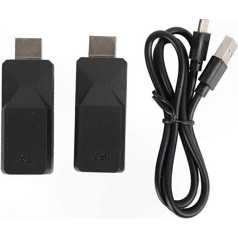 Extendeur Multimédia Ethernet avec Émetteur-Récepteur 50m Cat5 Cat6 RJ45 Adaptateur pour Transmission Vidéo Haute Définition (1/5)