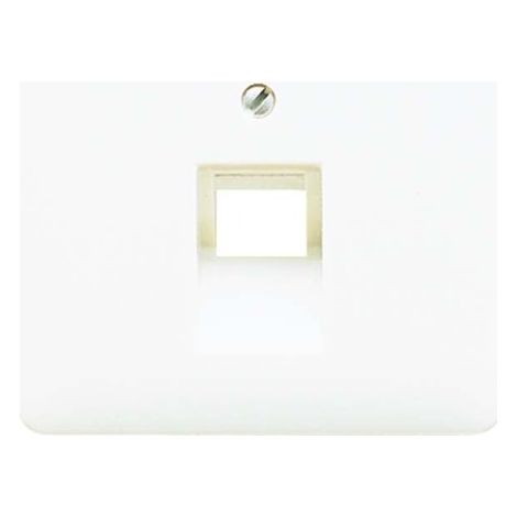 Jung Copertura per scatole di connessione IAE/UAE, 1 x 8 poli, termoplastico, serie CD, bianco alpino CD 569-1 UA WW