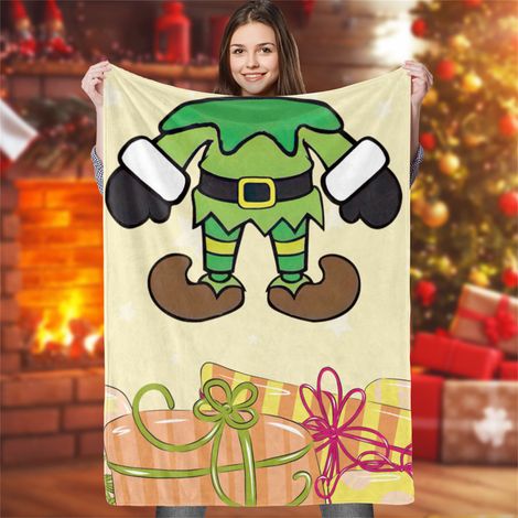 Leichte und weiche Weihnachtsdecke 80 x 100 cm – ideal für festliche Dekorationen und als bequeme Bettdecke. (1/5)