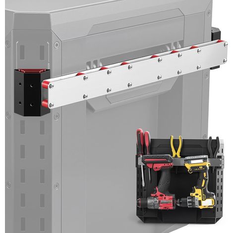 Support de Perceuse Électrique Compatible avec Systèmes de Boîtes à Outils Type StackTech – Organiseur de Rail Latéral Sans Perçage pour Outils (1/5)