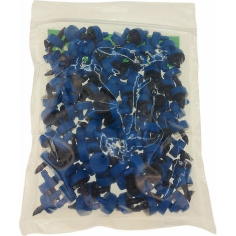 Lot de 100 Goutteurs auto-régulant  2L/H Bleu - jardiboutique