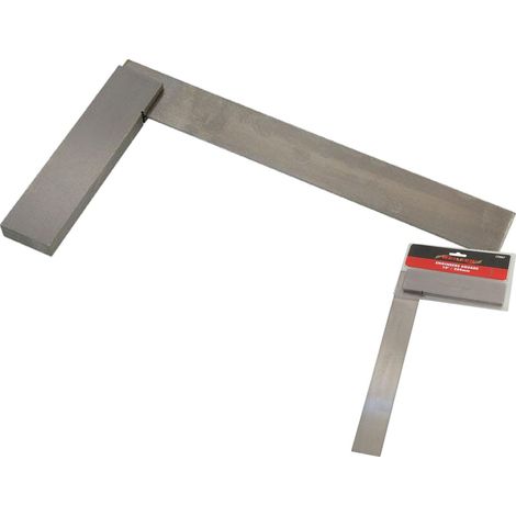 Neilsen Engineers Right Angle Polished Try Steel Machinist Square 10" 250mm (1/2)