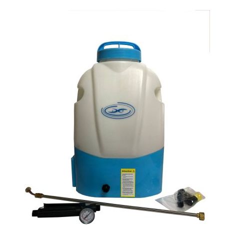 POMPA A SPALLA IRRORATRICE A BATTERIA LITIO 16 LT PER DISERBO (38111) (1/2)