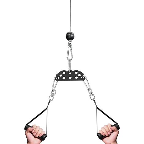 Attaches de Machine à Poulies pour Salle de Sport - Barre de Traction (1/5)